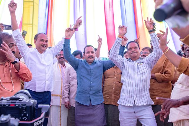 Sankranthi celebrations with employees, 2025