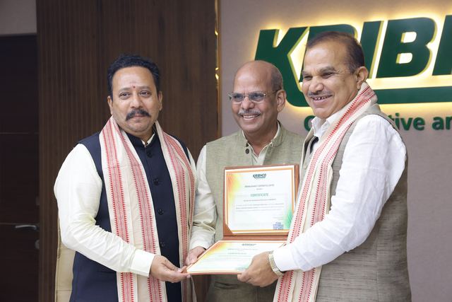 Felicitated on his election as KRIBHCO Chairman, 2025